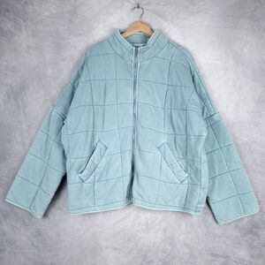 Women's Quilted Jacket in Light Blue